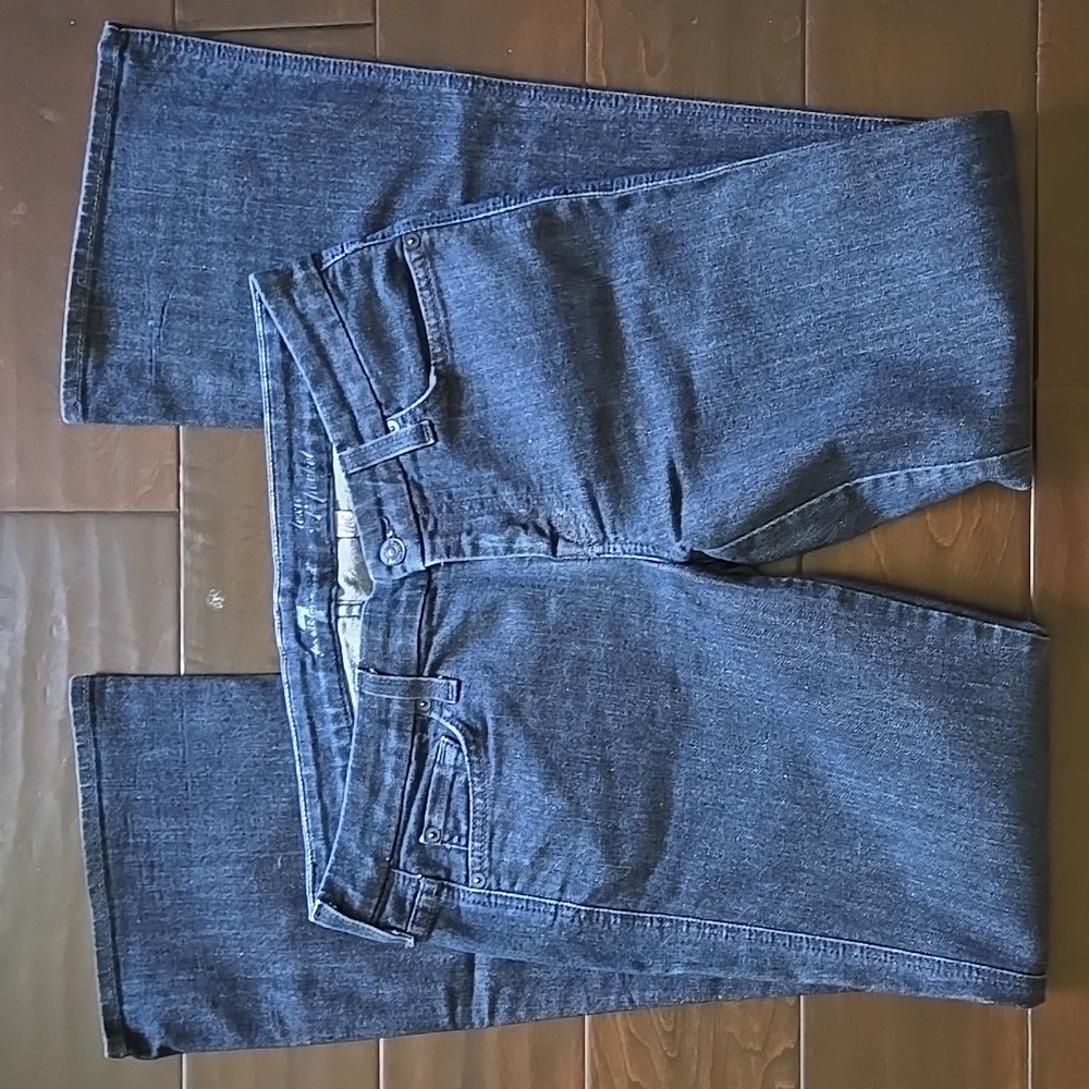 7 for All Mankind The Lexie Petite 'A' Pocket Bootcut Jeans Dark Wash EUC - 29 - Picture 4 of 12